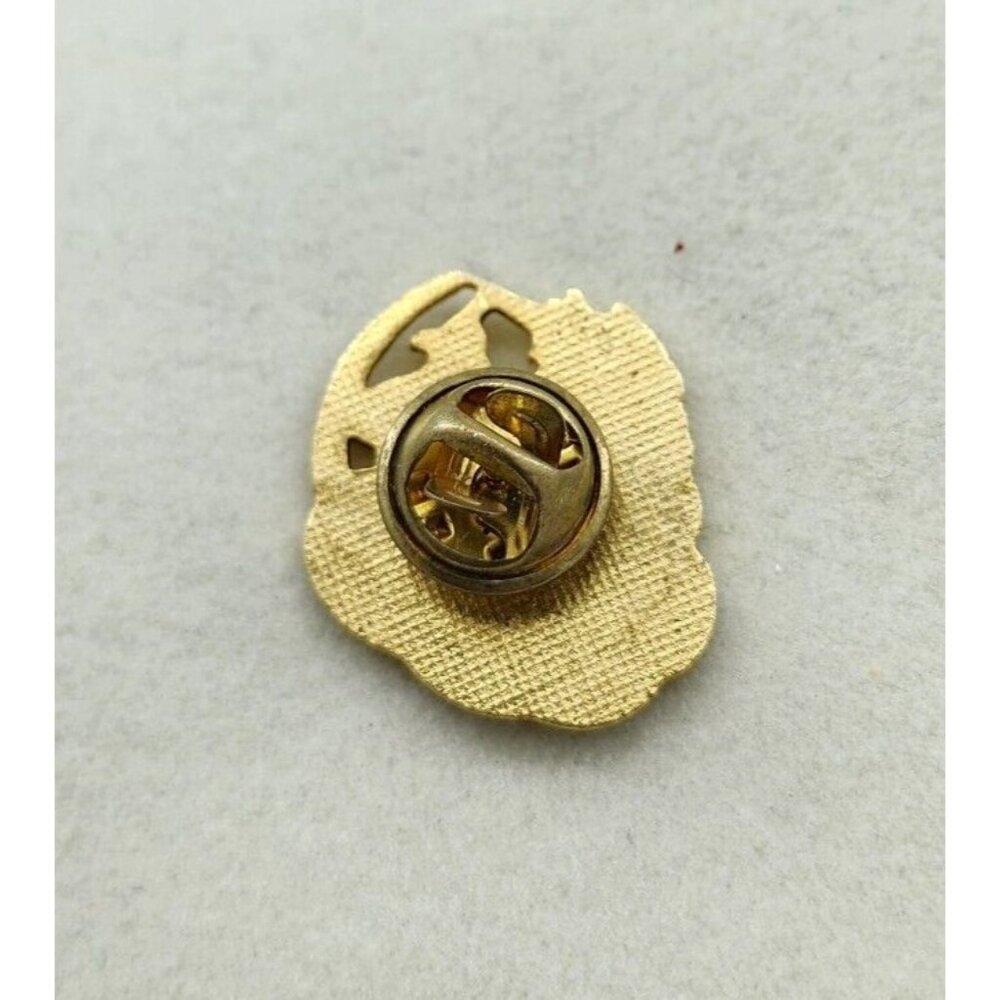 Vtg Collectible Unicorn Ohio Blue Cloud Heart Enamel Lapel Pin - Picture 2 of 2